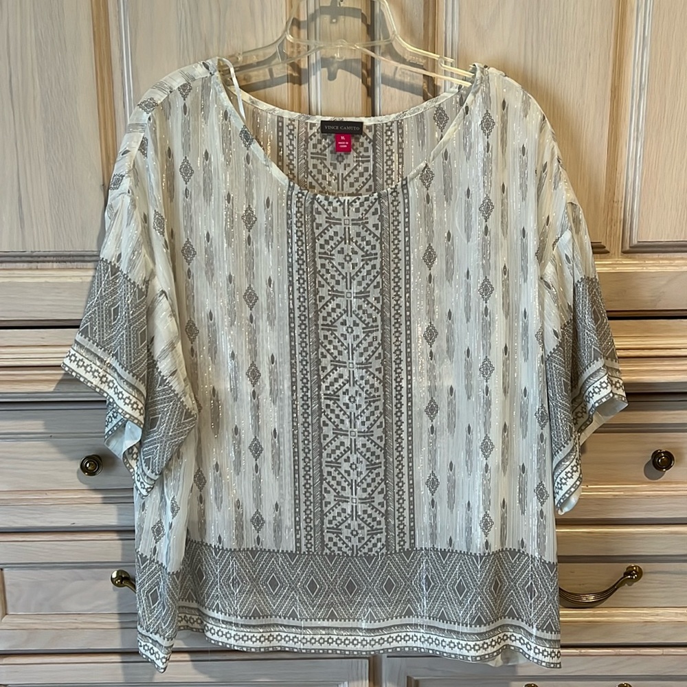 Beautiful Vince Camuto sheer blouse